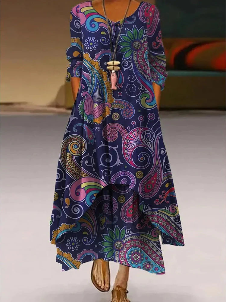 Dark Purple | Timeless Tummy Covering Dress