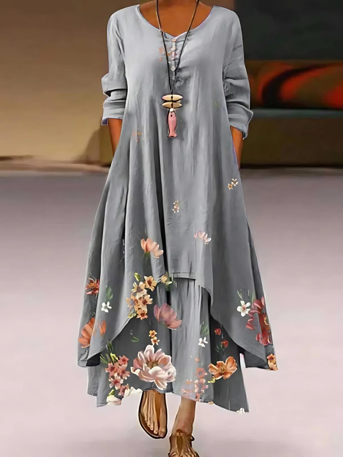 Grey
| Timeless Tummy Covering Dress