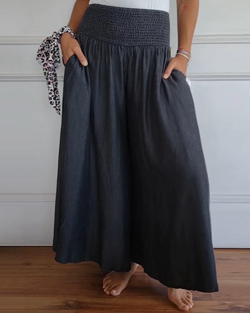 MIRA - Flattering Pants with Elastic Waist