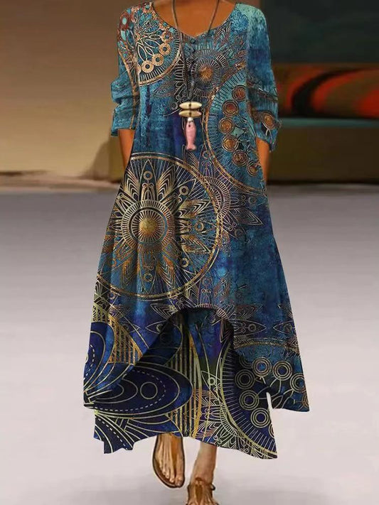 Dark Blue | Timeless Tummy Covering Dress