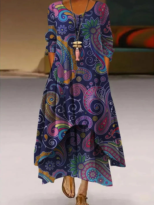 Dark Purple | Timeless Tummy Covering Dress