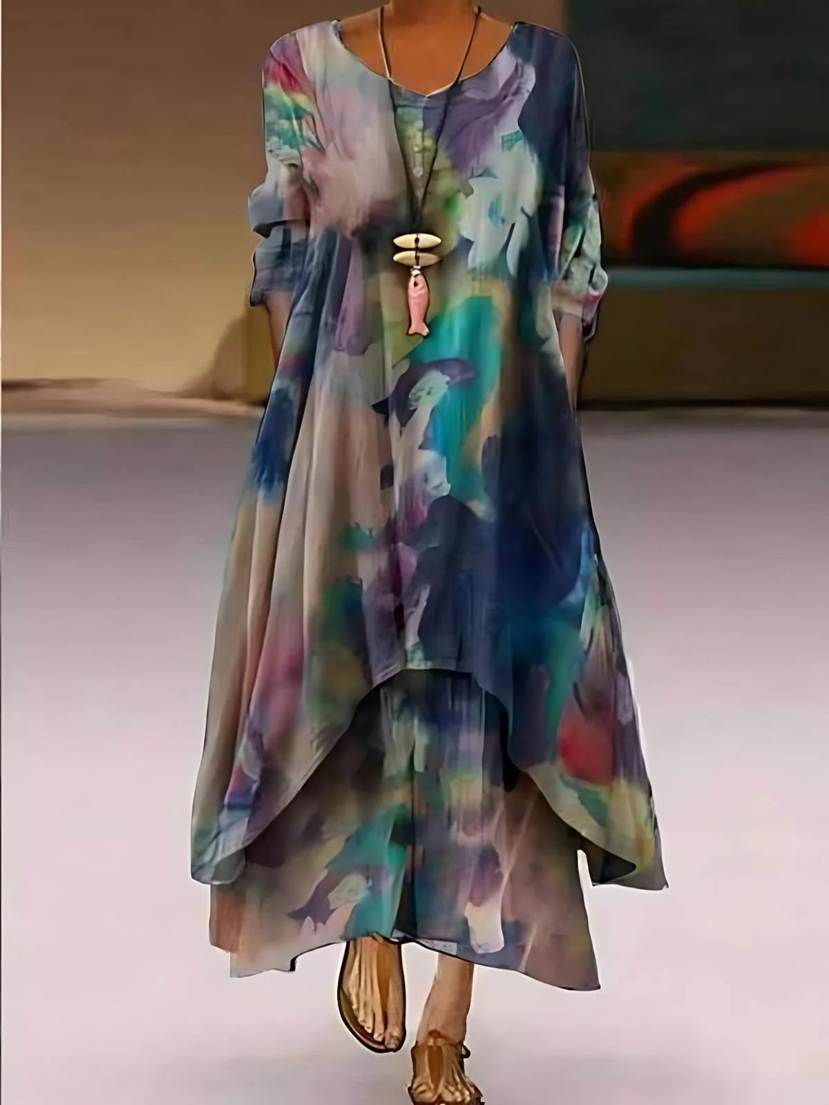 Multicolour | Timeless Tummy Covering Dress