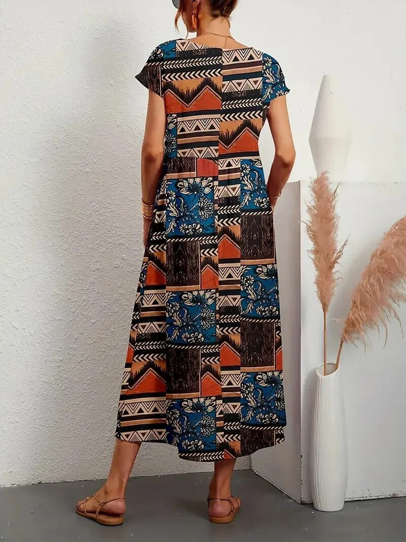 Grainne | Ethereal Tummy Covering Floral Dress