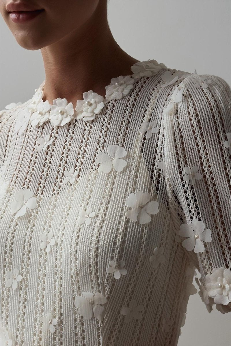 Mona | Hand-Made Knitted Midi Dress