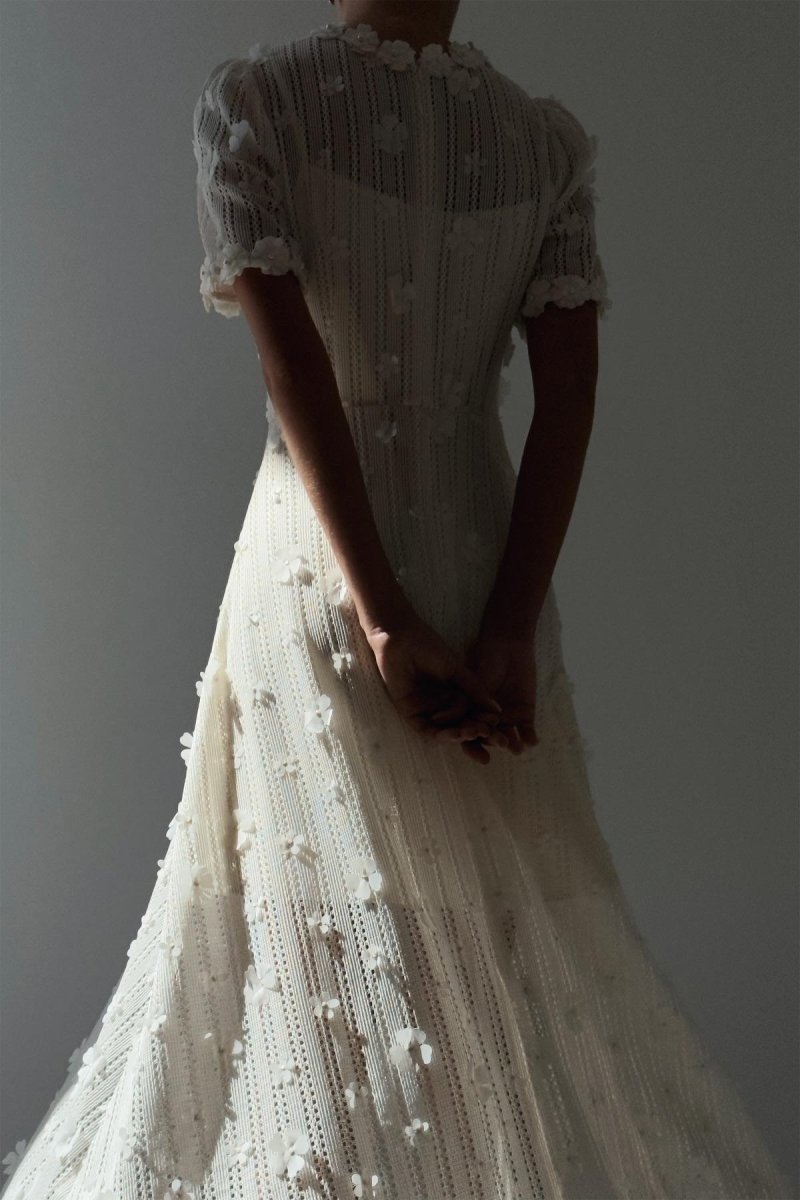 Mona | Hand-Made Knitted Midi Dress
