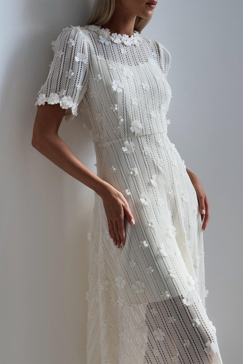 Mona | Hand-Made Knitted Midi Dress